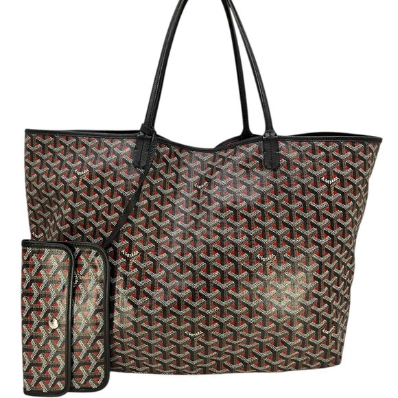 Goyard Handbags - GOYARD Goyardine St. Louis GM Tote Bag